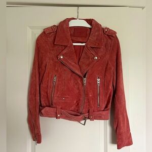 Blank NYC suede Moto jacket